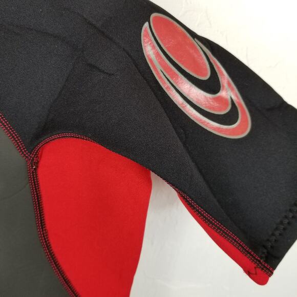 Jobe Youth Shorty Wetsuit Size 14 Black Red - Picture 6 of 8